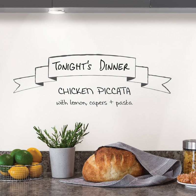 NuWallpaper Dry Erase Peel & Stick Wallpaper White