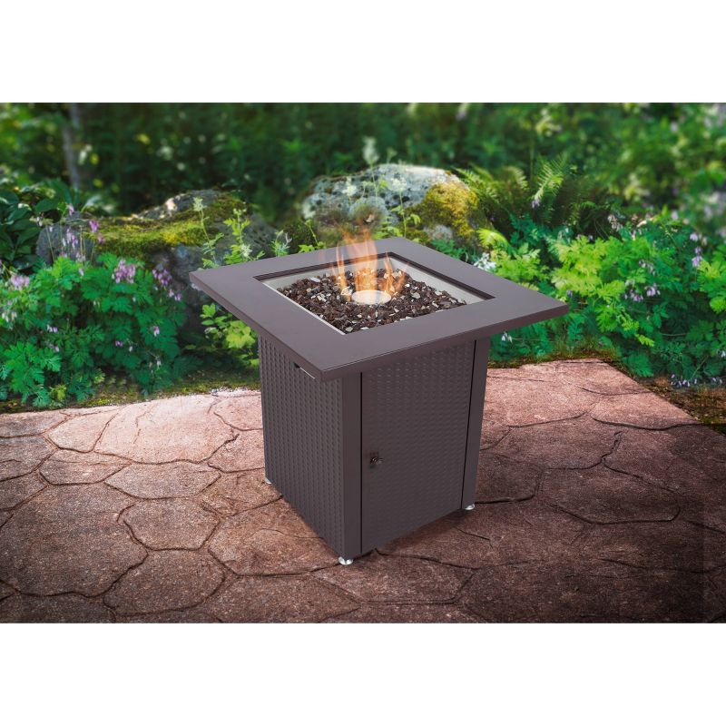 Pleasant Hearth Grant Gas Fire Pit Table