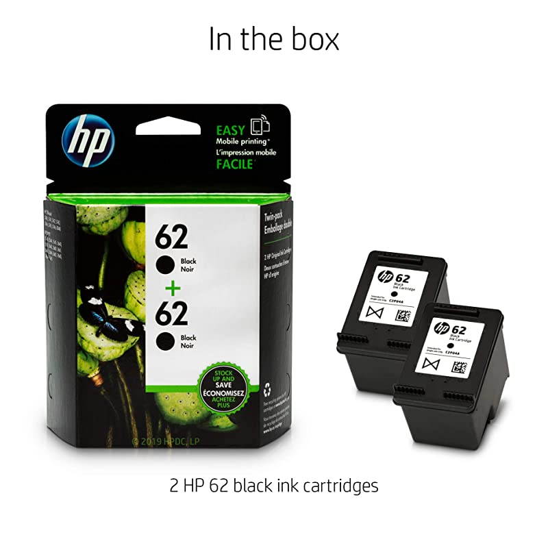 62 Black Original Ink Cartridge C2P04AN