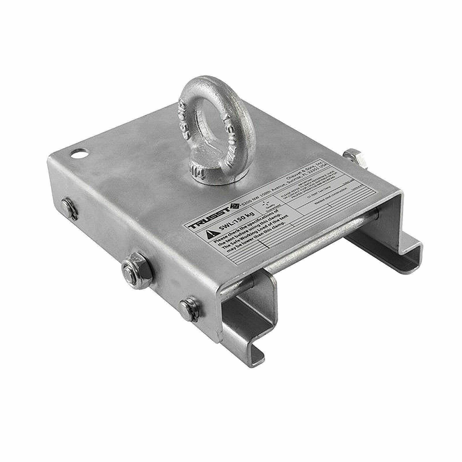 (4) Trusst CT-TENT Adjustable Clear Span Tent Clamps for Keder Grooved Beams