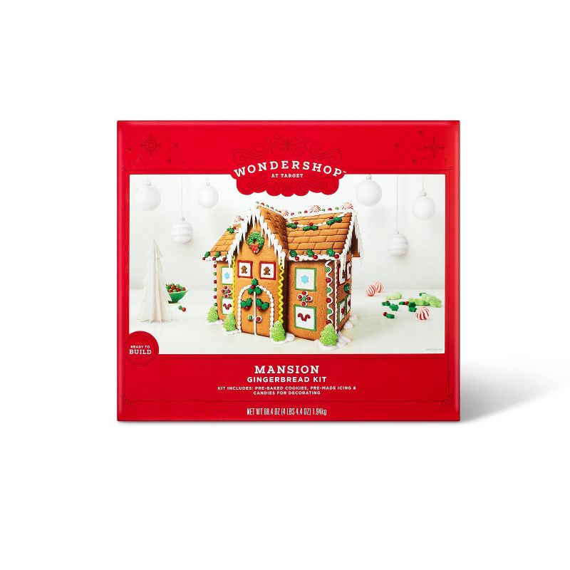 Holiday Gingerbread Mansion Kit - 68.4oz - Wondershop™