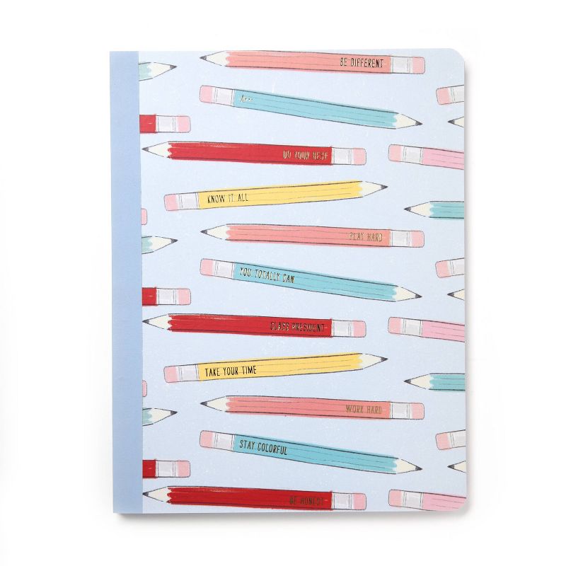 Composition Notebook College Ruled Colored Pencils - Gartner Studios