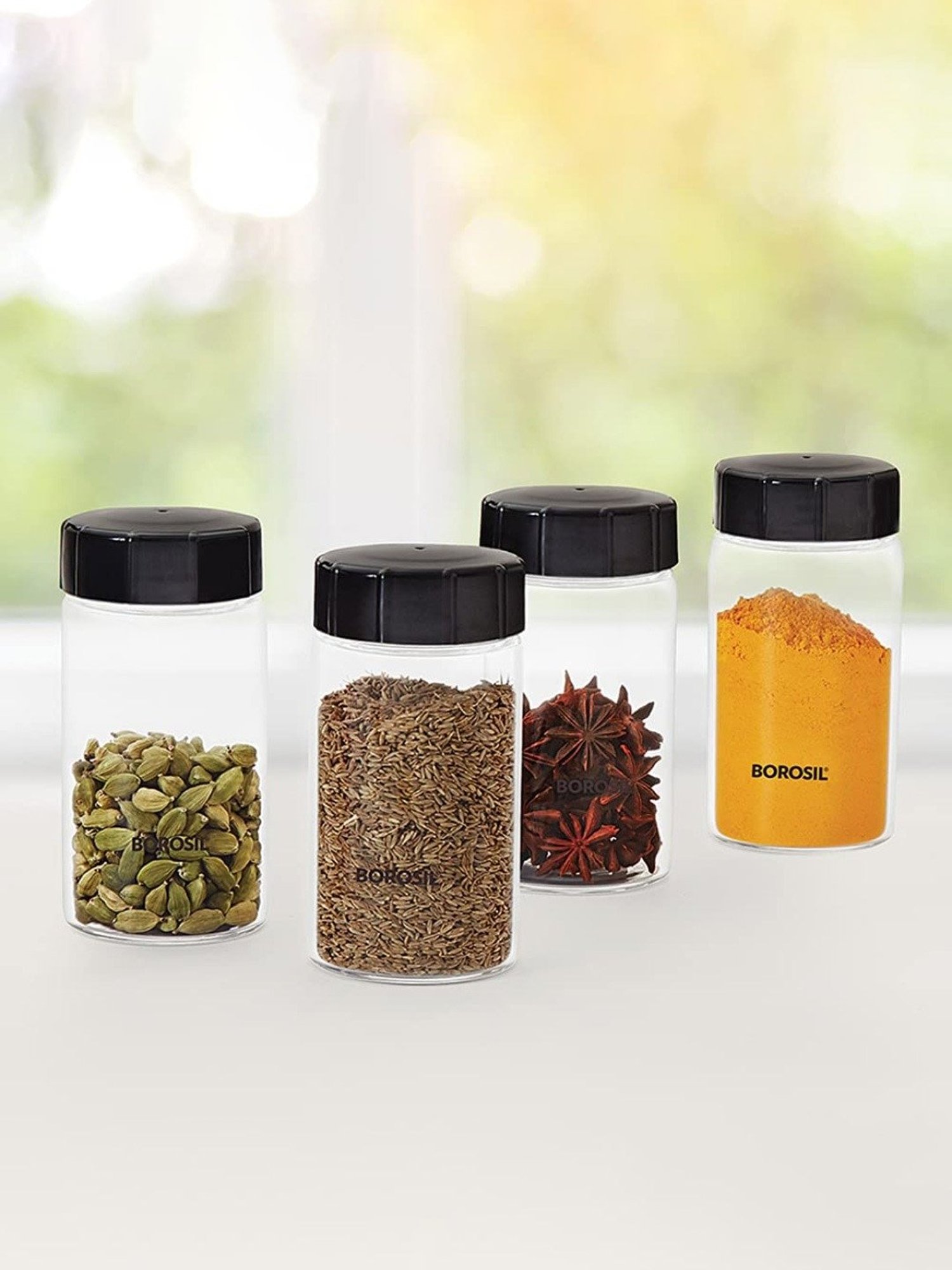 Borosil Transparent Glass Jar & Container (300ml)