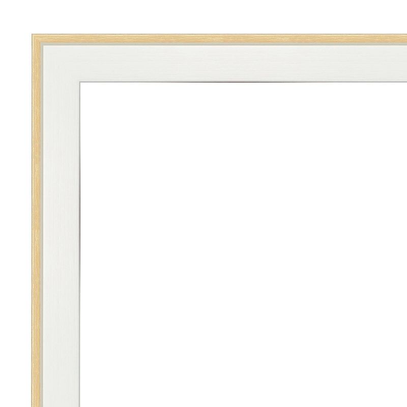 15"x51" White Full Length Over The Door Mirror White - Patton Wall Decor