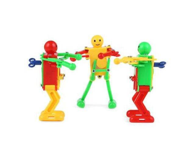 Clockwork Spring Wind Up Dancing Robot Toy Gift for Children Kid