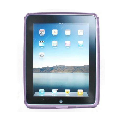 Technocel High Gloss Silicone Cover Case for iPad - Purple (Bulk Packaging)