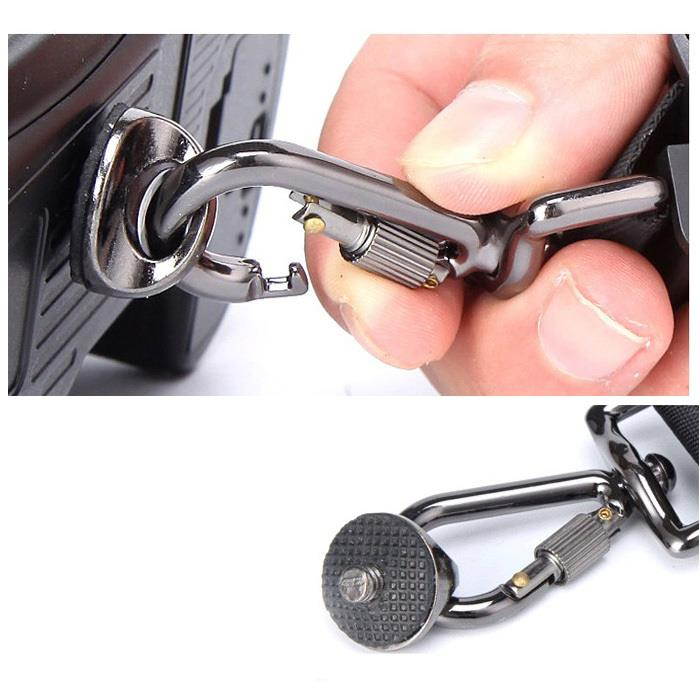 Quick Release Trigger Snap Hook Ring Carabiner w/ Screw Lock for Canon Nikon Sony Panasonic DSLR SLR EVIL