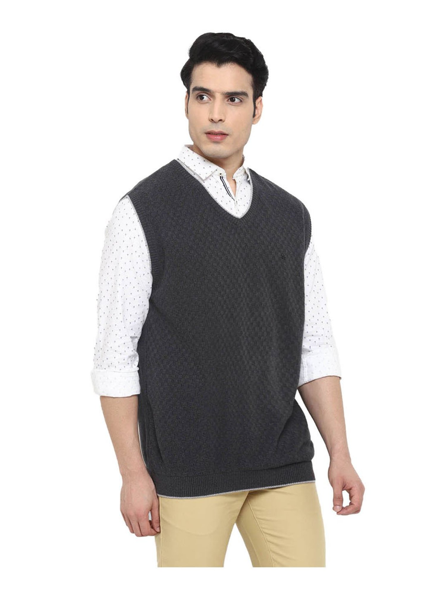 Turtle Grey Regular Fit Pullover