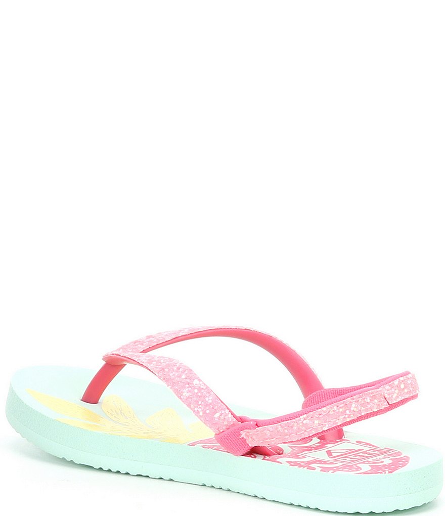 Reef Girls' Little Stargazer Pineapple Flip Flops (Infant)