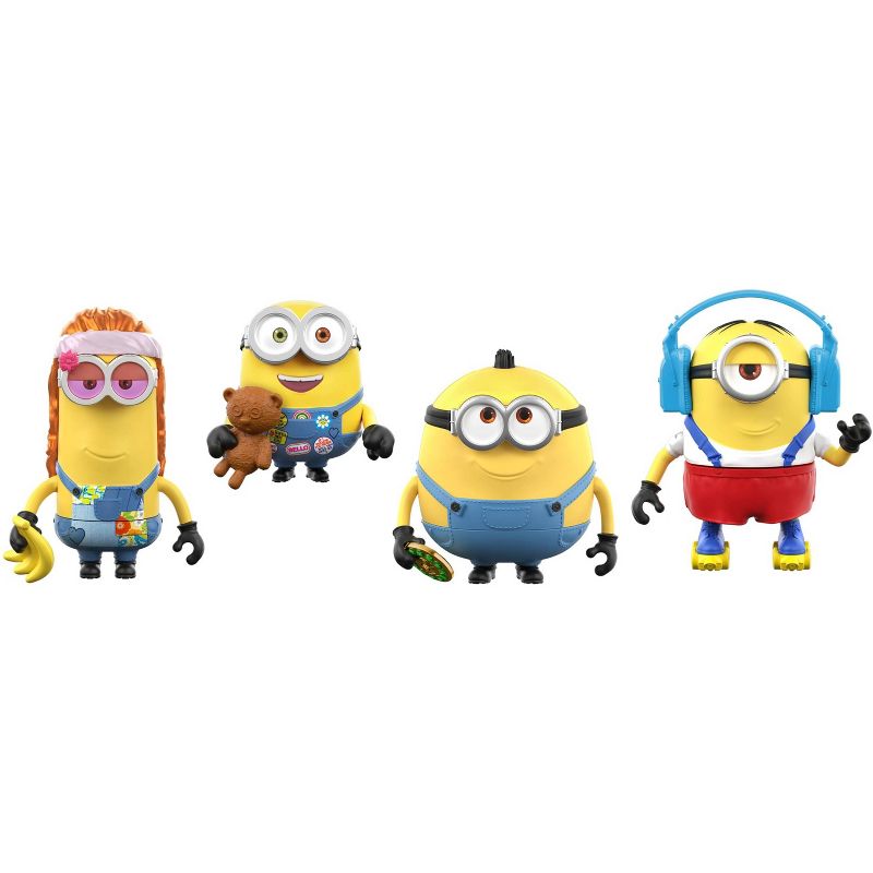 Minions: The Rise of Gru Minions on the Move Van with 4 Figures