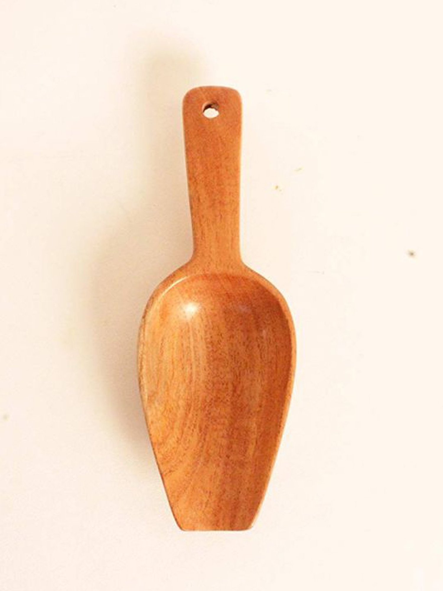 The Indus Valley Neem Wood Scoop Spoon - Set of 1