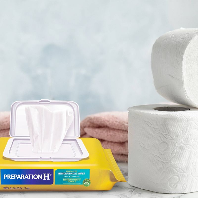 Preparation H Maximum Strength formula Medicated Wipes - 144 ct.