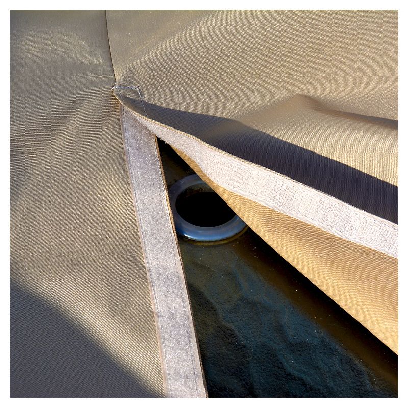 Island Umbrella All-Weather Protective Cover for 54" Round Table And Chairs With Umbrella Hole