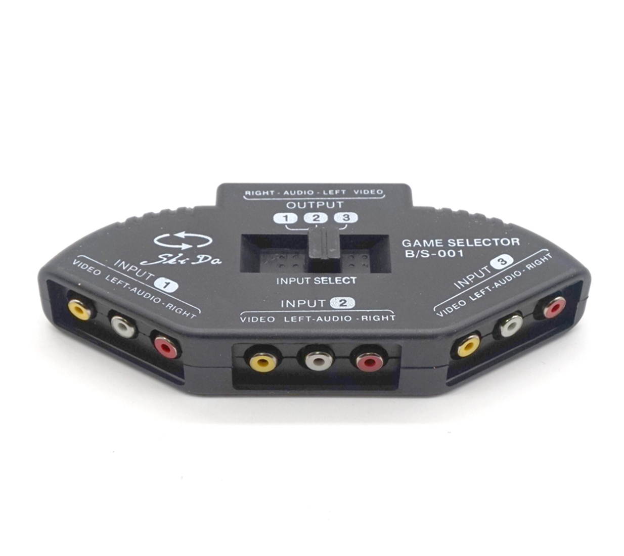 Weastlinks 3 in 1 Out Audio Video Signal AV RCA Switch Switcher Selector Box Converter Splitter for DVD VCD VCR DV