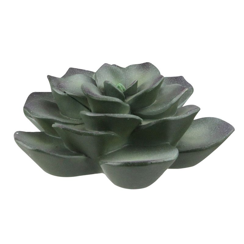Melrose 6" Succulent Artificial Flower Decoration - Green/Purple
