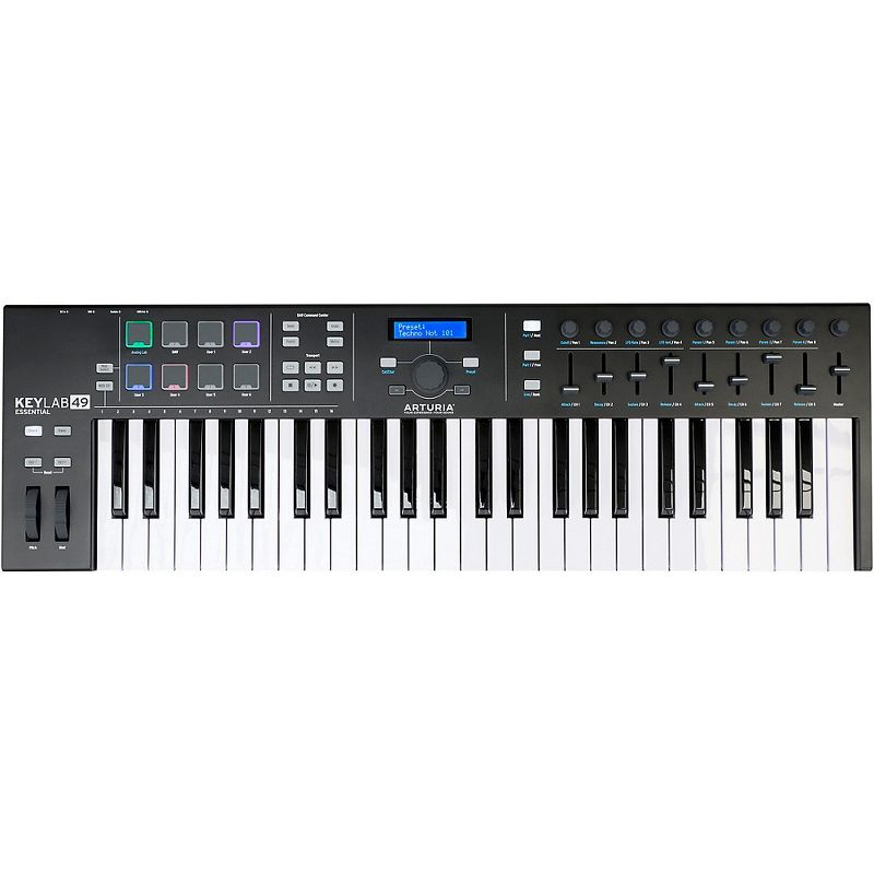 Arturia KeyLab Essential 49 MIDI Keyboard Controller Black