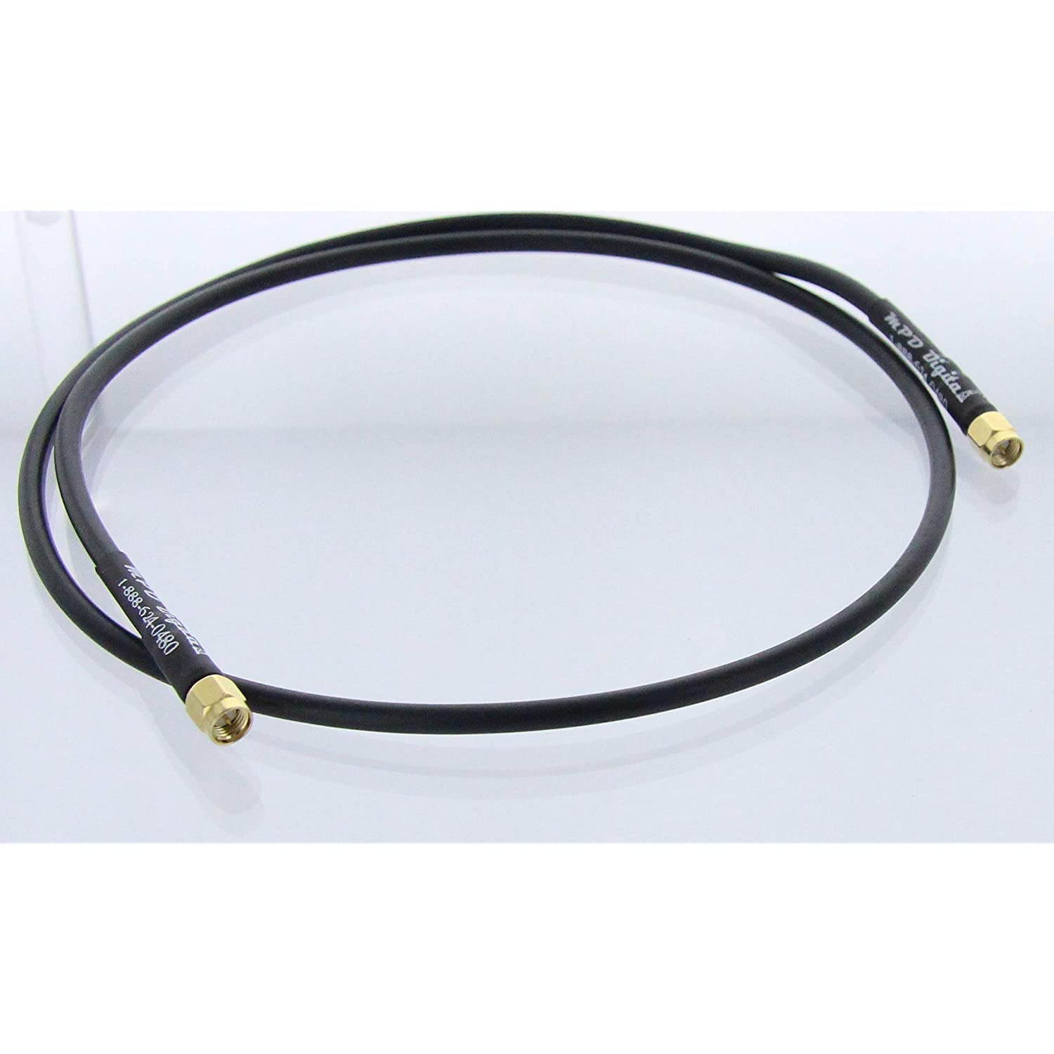 MPD Digital 3D-N7EC-0L63 RF Coaxial Coax Cable SMA Male to SMA Male 3 Feet