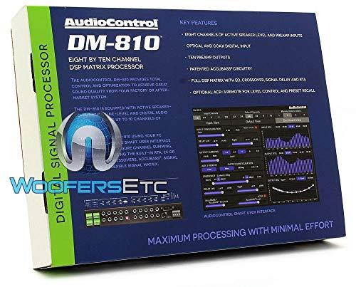 AudioControl DM-810 8 By 10 Channel Matrix Digital Signal Processor