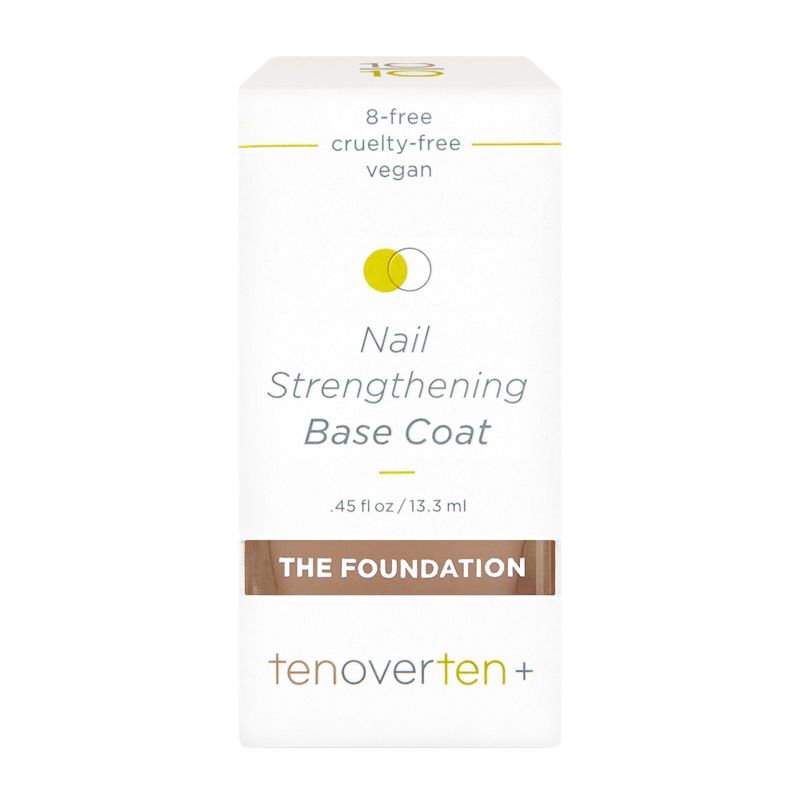 tenoverten The Foundation Nail Strengthening Base Coat - 0.45 fl oz