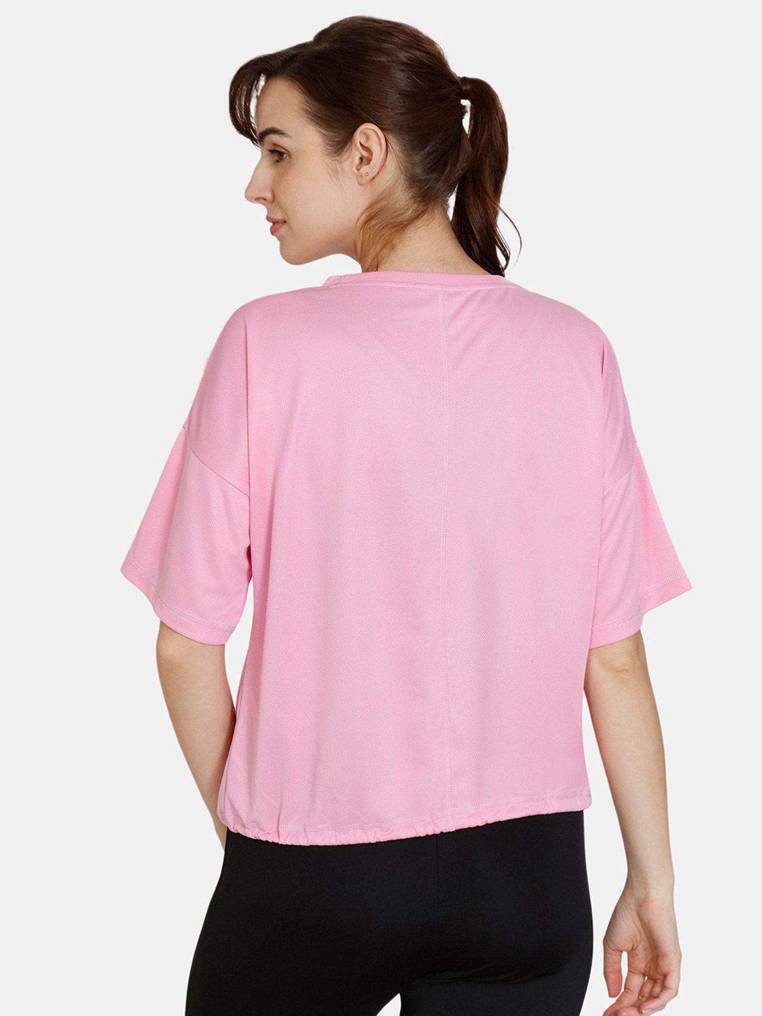Zelocity by Zivame Pink T-Shirt