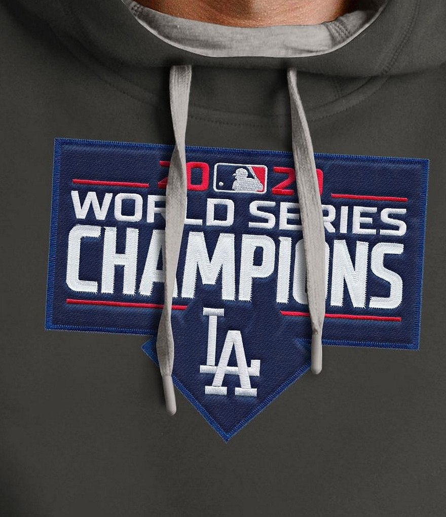 Antigua Los Angeles Dodgers 2020 MLB World Series Champions Victory Pullover Long-Sleeve Hoodie