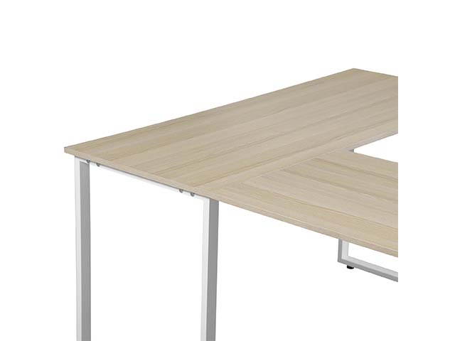 L-Shaped Desk Corner PC Laptop Gaming Table Desk Workstation for Home Office,Oak,GT72