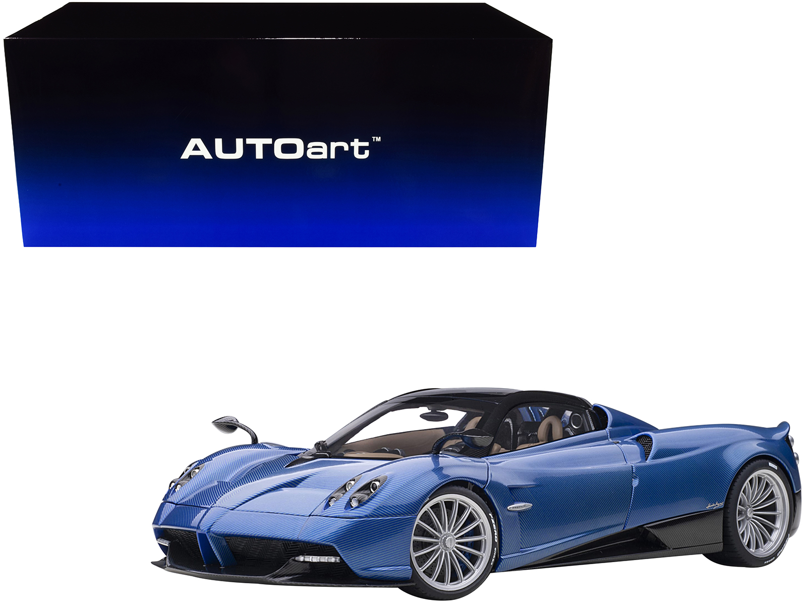 Pagani Utopia Green Metallic 1/64 Diecast Model Car by CM Models