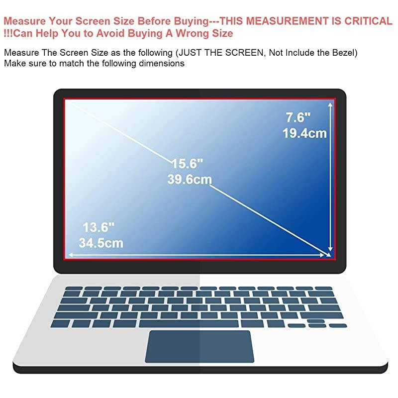 2Pack 156 Inch Laptop Screen Protector Blue Light and Anti Glare Filter  Eye Protection Blue Light Blocking Anti Glare Screen Protector for 156 with 169 Aspect Ratio Laptop