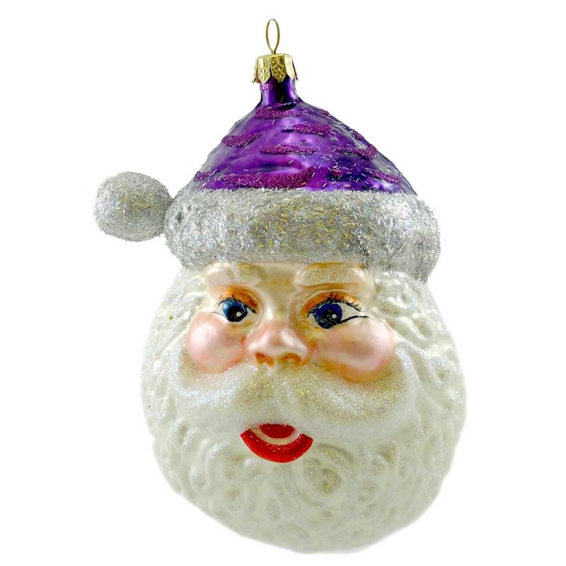 Larry Fraga Chubby Cheeks Ornament Christmas Santa  -  Tree Ornaments