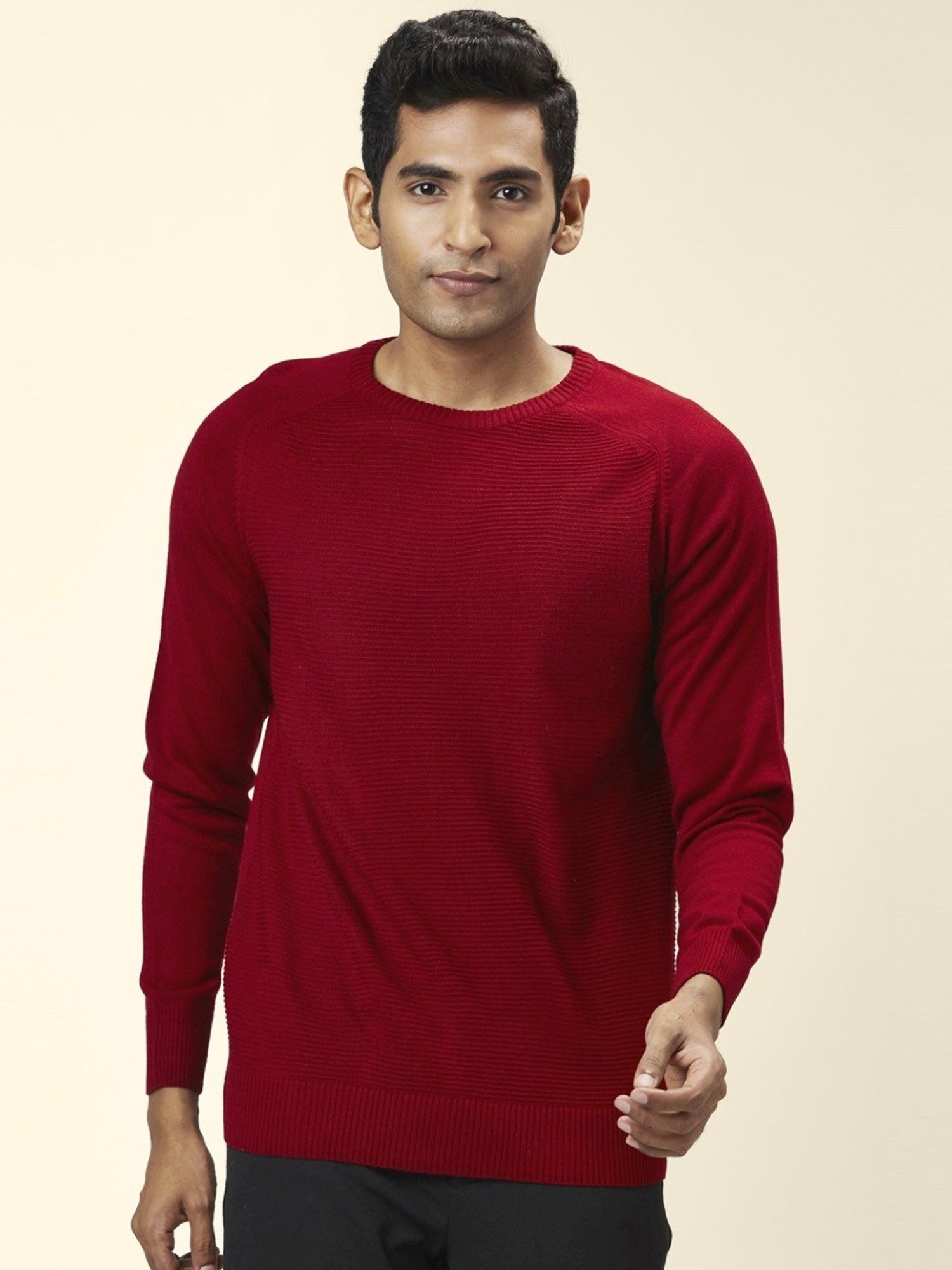 Byford by Pantaloons Red Regular Fit Sweater