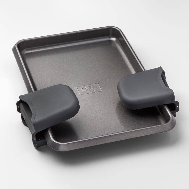 Cotton Chambray Oven Mitt Blue - Project 62™