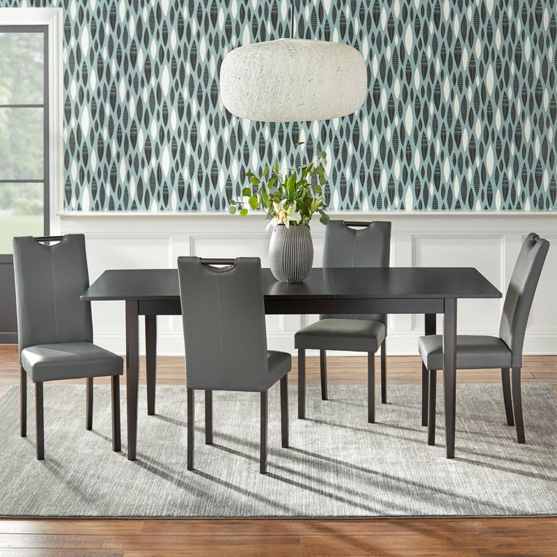 Tilo Butterfly Extendable Dining Table Dark Brown - Buylateral