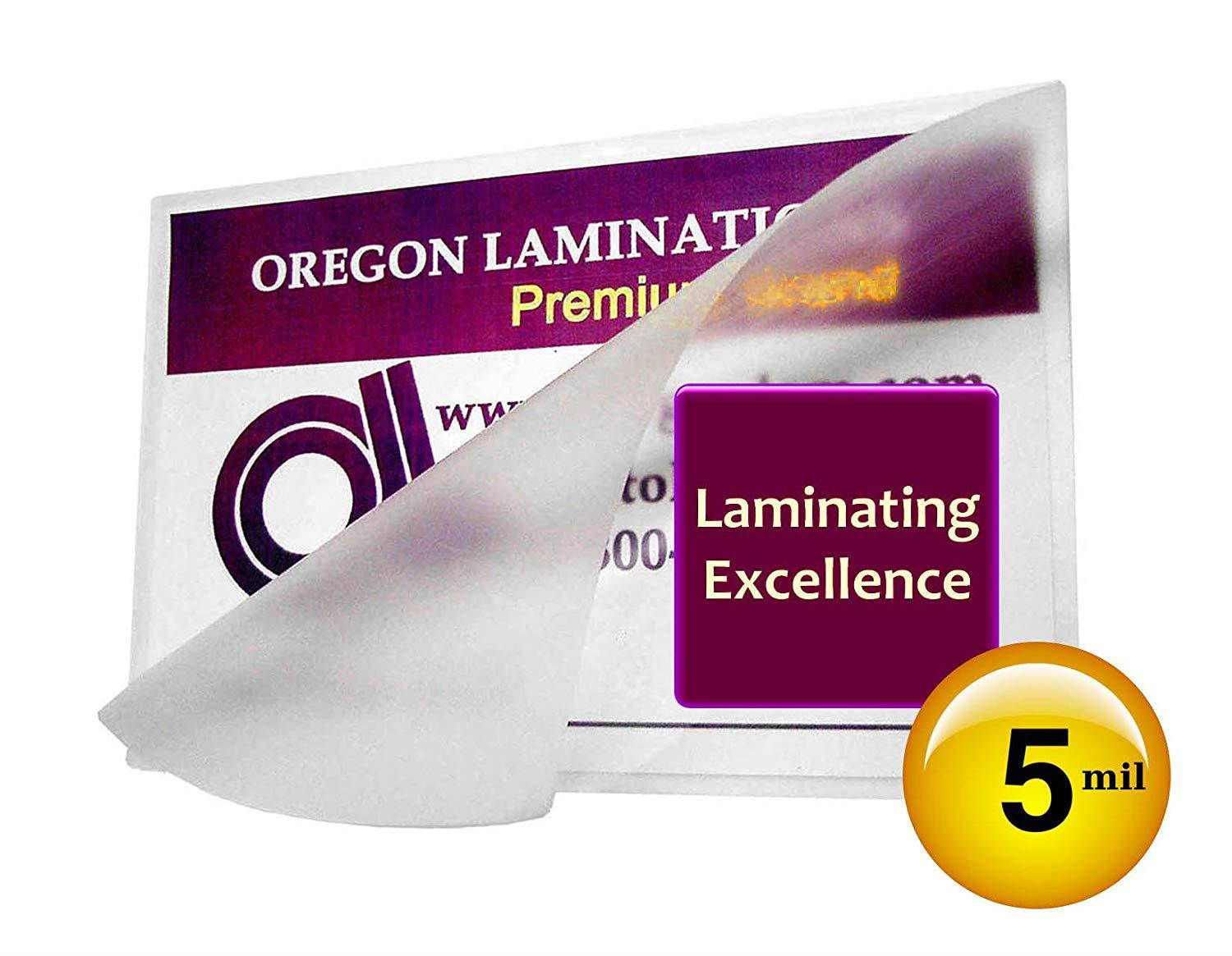 Qty 200 File Card Laminating Pouches 3-1/2 x 5-1/2 Hot 5 Mil Laminator Sleeves