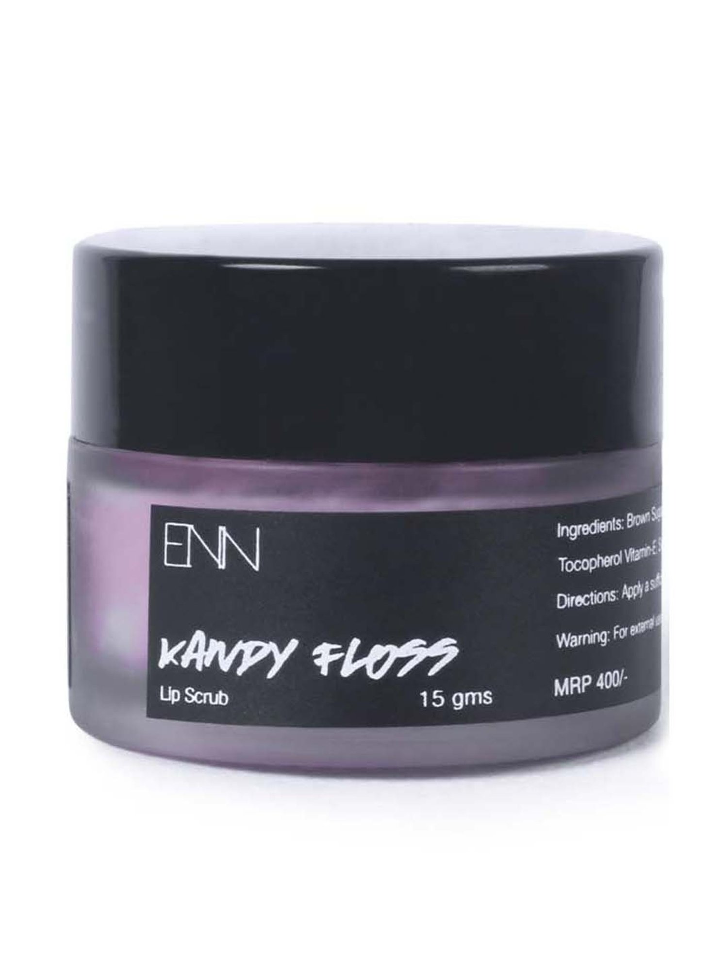 ENN Sugar Rush Nourishing Lip Scrub with Pomegranate & Vitamin E - 6 gm