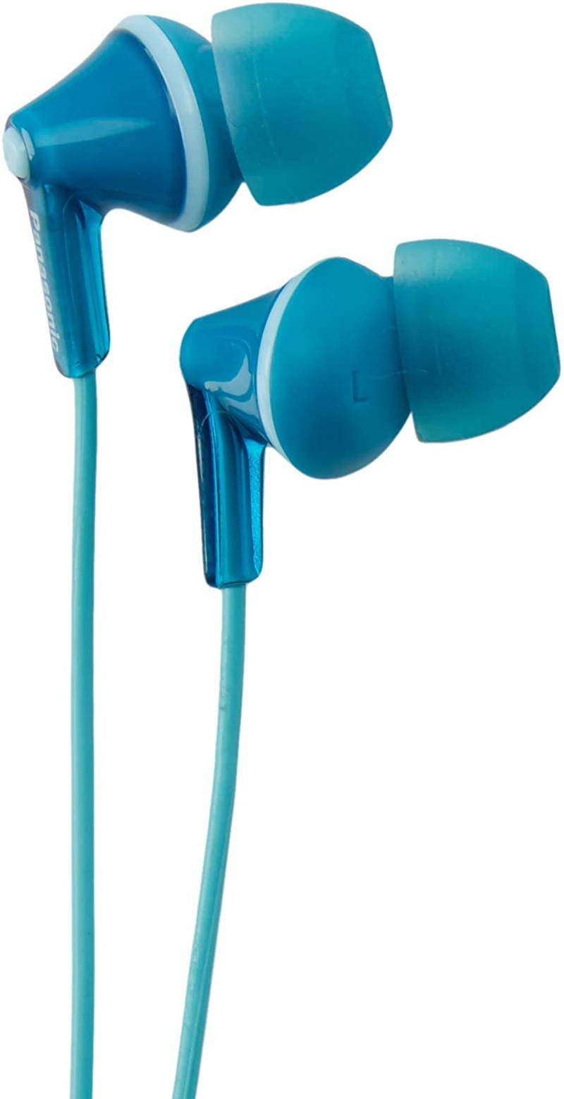 Panasonic RP-HJE125-Z Wired Earphones, Turquoise