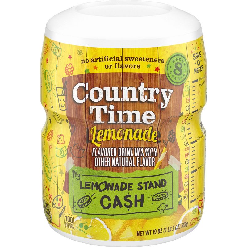 Country Time Lemonade Drink Mix - 19oz Canister