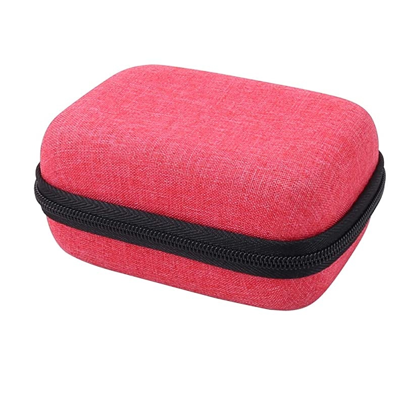 Hard Carrying Case for Canon PowerShot ELPH 180/190 Digital Camera (Storage case, red)