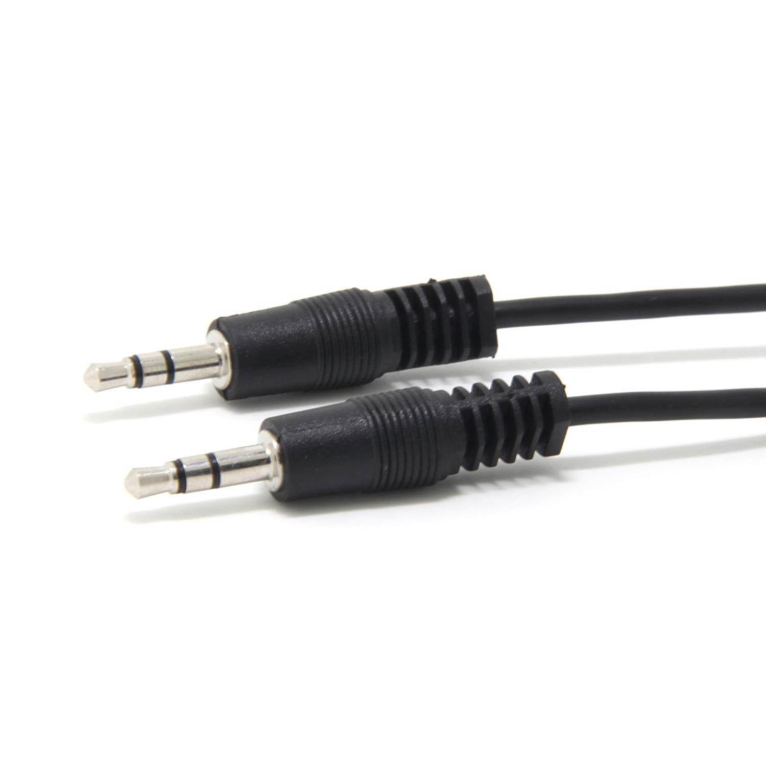 Ancable 6ft 3.5mm Stereo Female to 2-Male Y-Splitter Audio Cable