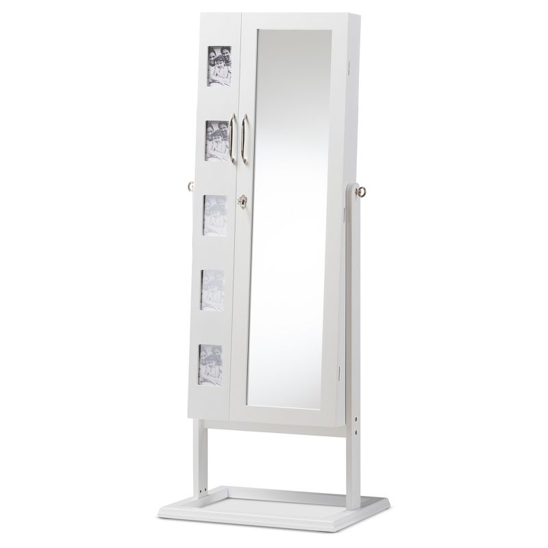 Lola Cheval Mirror/Jewelry Wardrobe Black - Powell Company