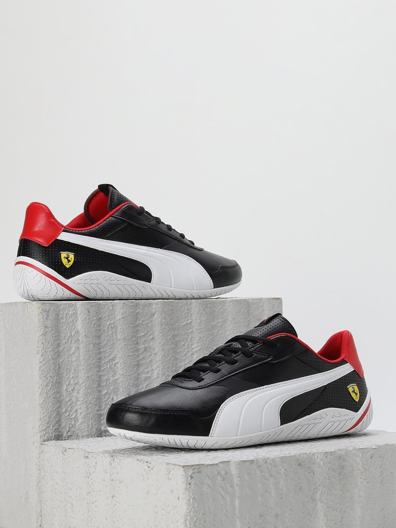 Puma Men's Ferrari RDG Cat 2.0 Black Casual Sneakers