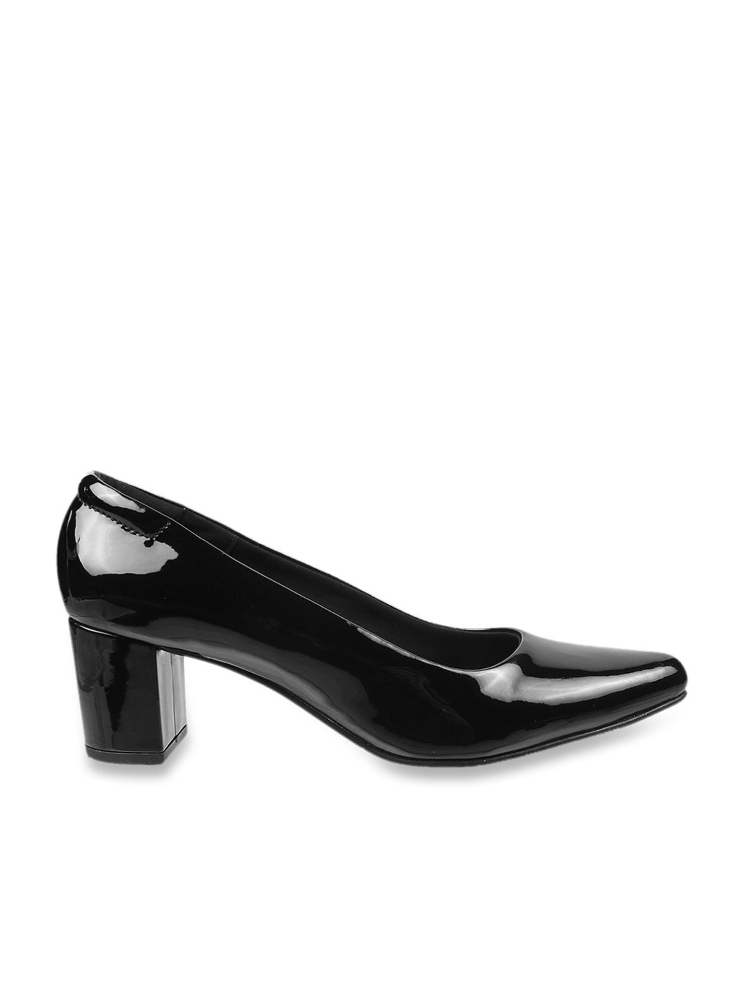 Mochi Women's Black Formal Pumps