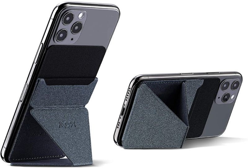 MOFT Reusable Adhesive 4-in-1 Cell Phone Grip, Phone Stand, Card Holder, Adjustable Viewing Angles, Thin Design with Grip to be Held for All iPhone Android Smartphones, Not Magnetic Version