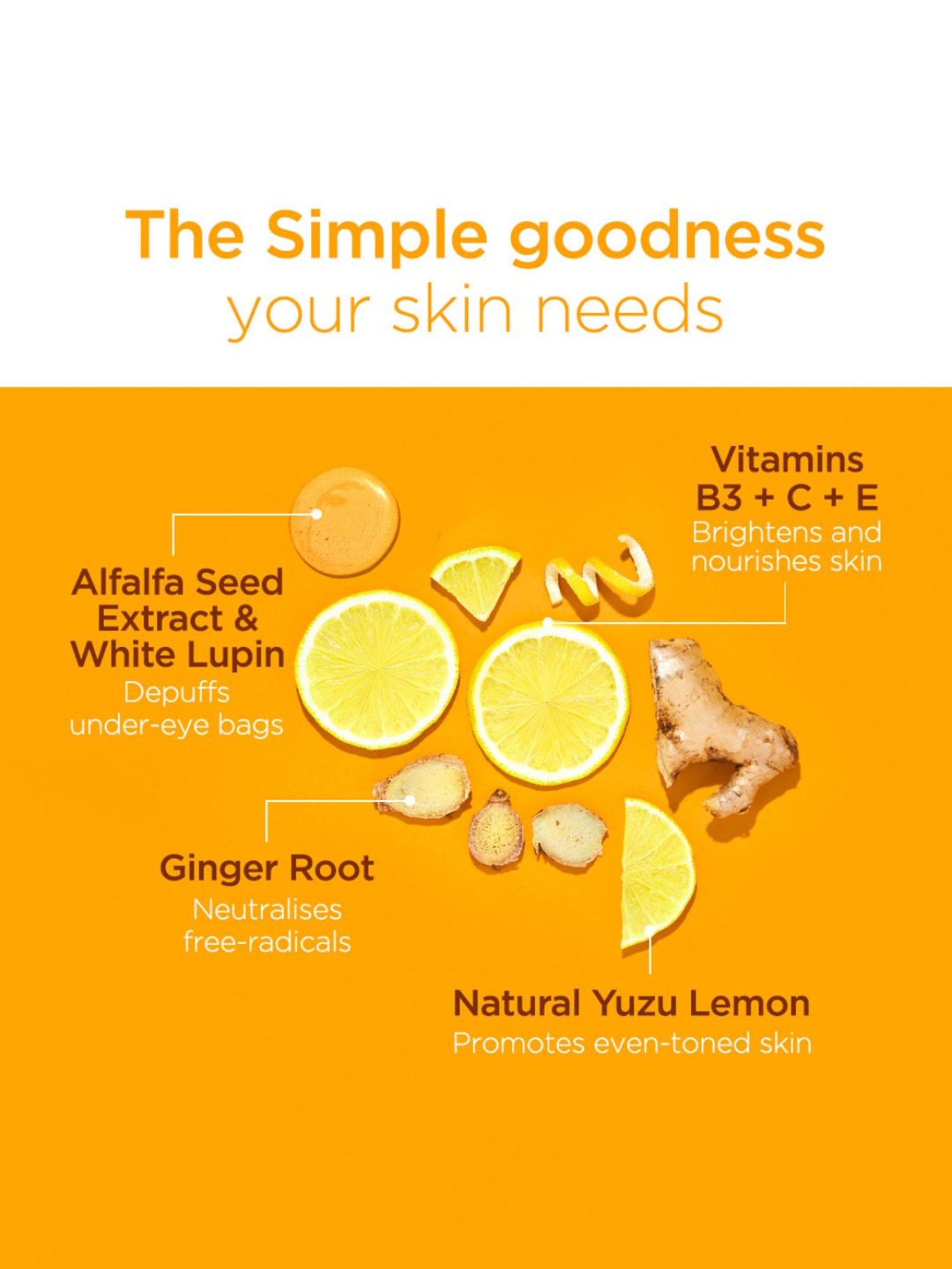 Simple Protect 'N' Glow Brightening Under Eye Gel - 15 ml