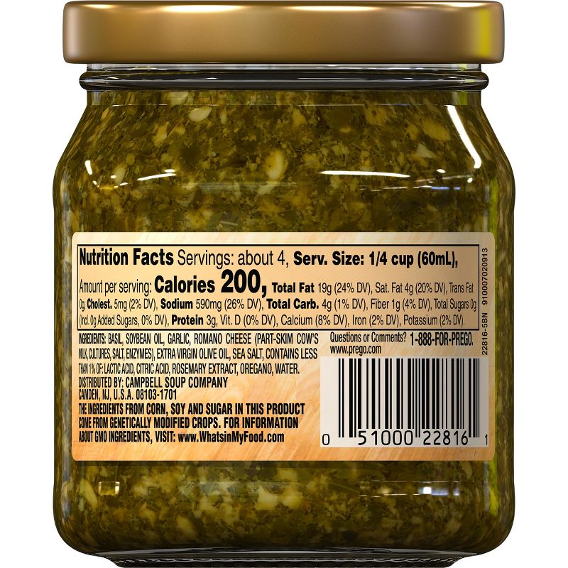 Prego Basil Pesto Sauce - 8oz