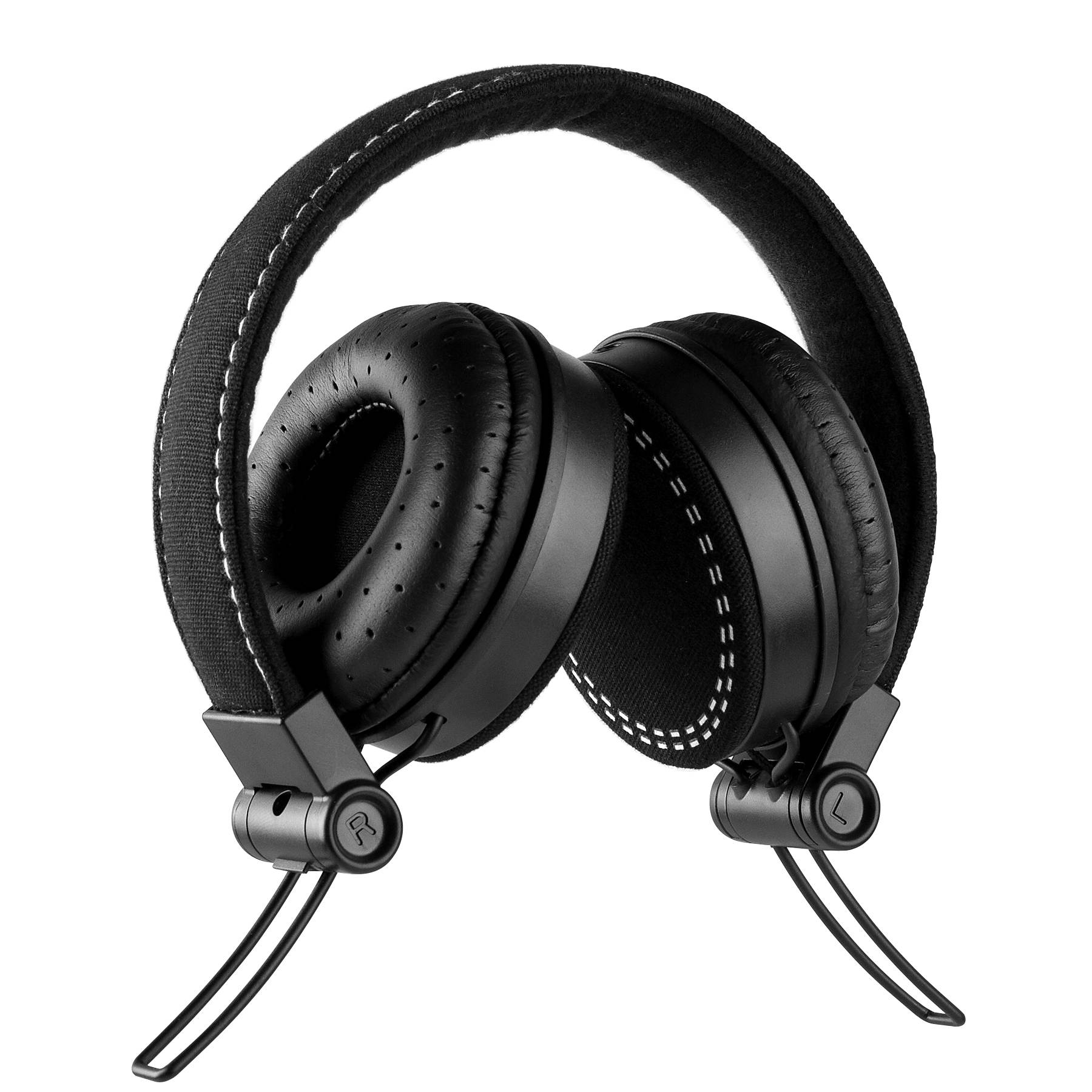 Frisby FHP-920 Compact Lightweight On-Ear Headphones W/ Volume Control & Microphone In-Line