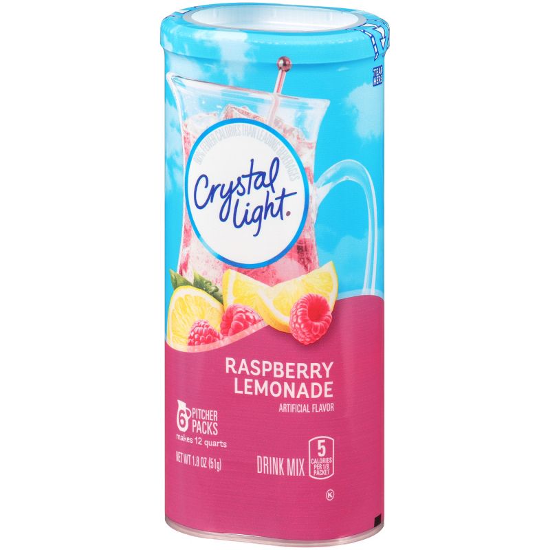 Crystal Light Raspberry Lemonade Drink Mix - 6pk/1.8oz