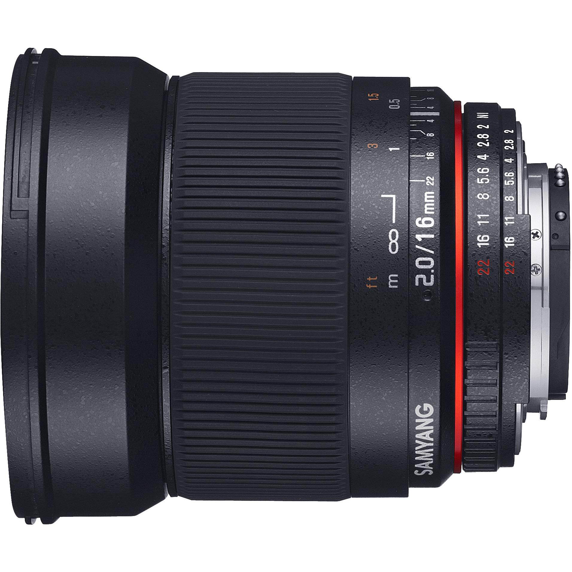 Samyang - 16 mm - f/2 - Ultra Wide Angle Lens for Sony E