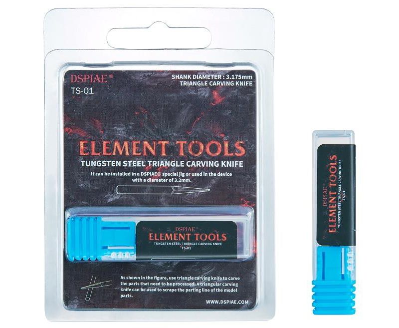 DSPIAE TS-01 Tungsten Steel Triangle Carving Knife Mold Line Remover