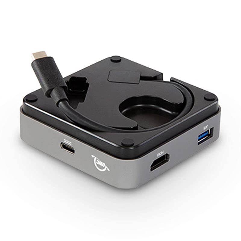 USBC Travel Dock 5 Port with USB 31 HDMI SD Card and 100W Power Pass Through Space Grey