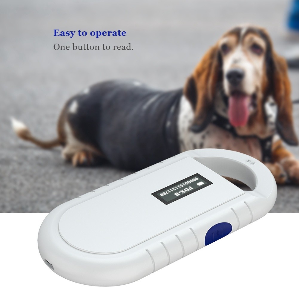 Pet Microchip Scanner Portable Handheld Animal Chip Reader Universal Reader